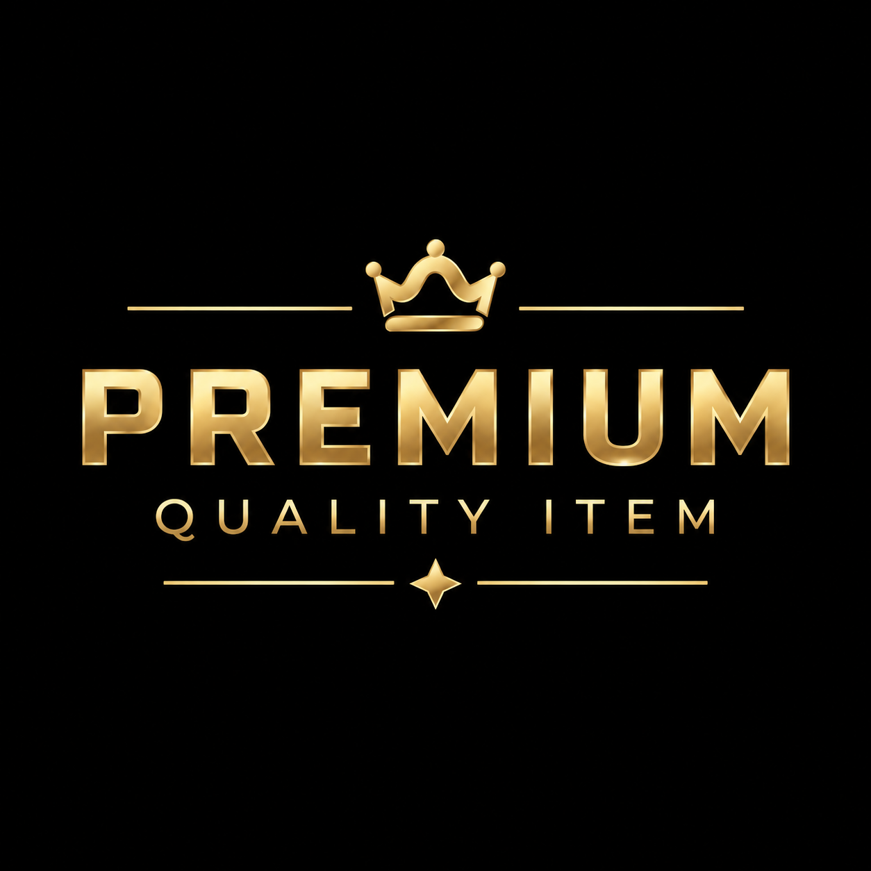 Premium Quality Item gold logo